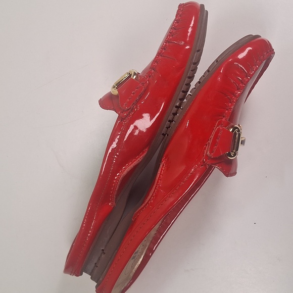 Brown's Couture Patent Leather Horse Bit Mules Size 8 - Picture 5 of 11